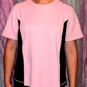 Pink and black shirt super soft and comfy !